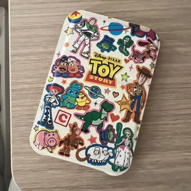 Фото История игрушек Kawaii Disney Woody складное зеркало Базз Лайтер милое портативное зеркало для макияжа складная портативная сумка праздничный подарок №5