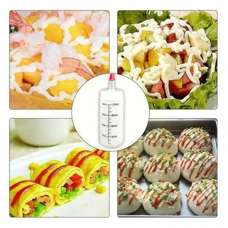 120 мл/450 мл бутылки для приправ с крышкой аксессуары горчичные кетчупа соусов