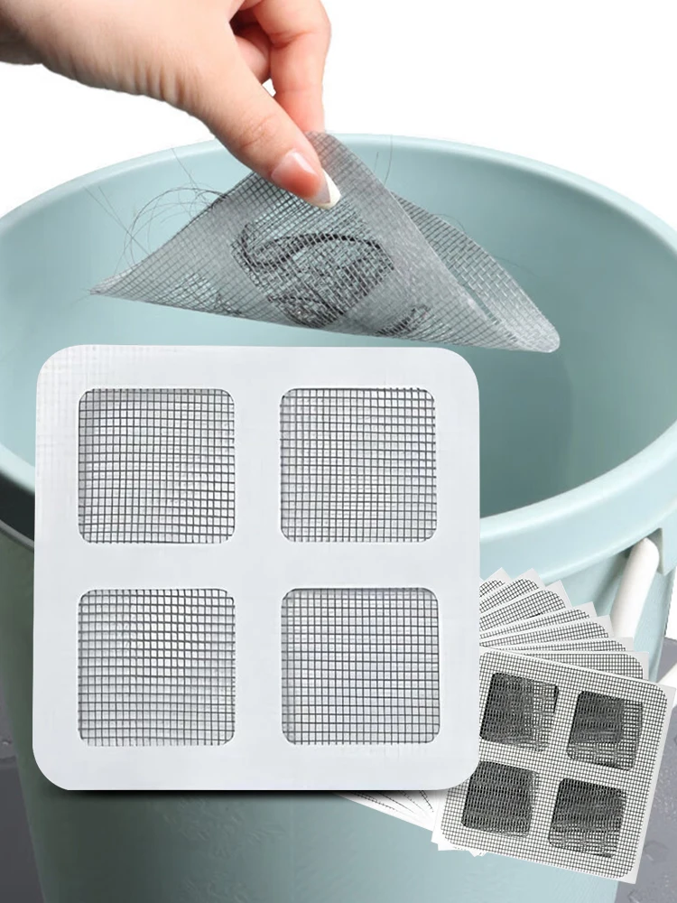30/40/50 шт. одноразовый сливной уловитель волос самоклеящиеся сливные сетчатые