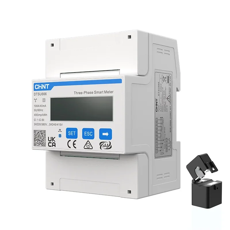 Трехфазное цифровое Электропитание для солнечного инвертора CHINT DTSU666-G умный