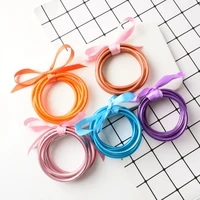 jelly silicone bangle bracelets glitter filled party bangles sparkling lightweight silicone jelly bangles set with bowknot