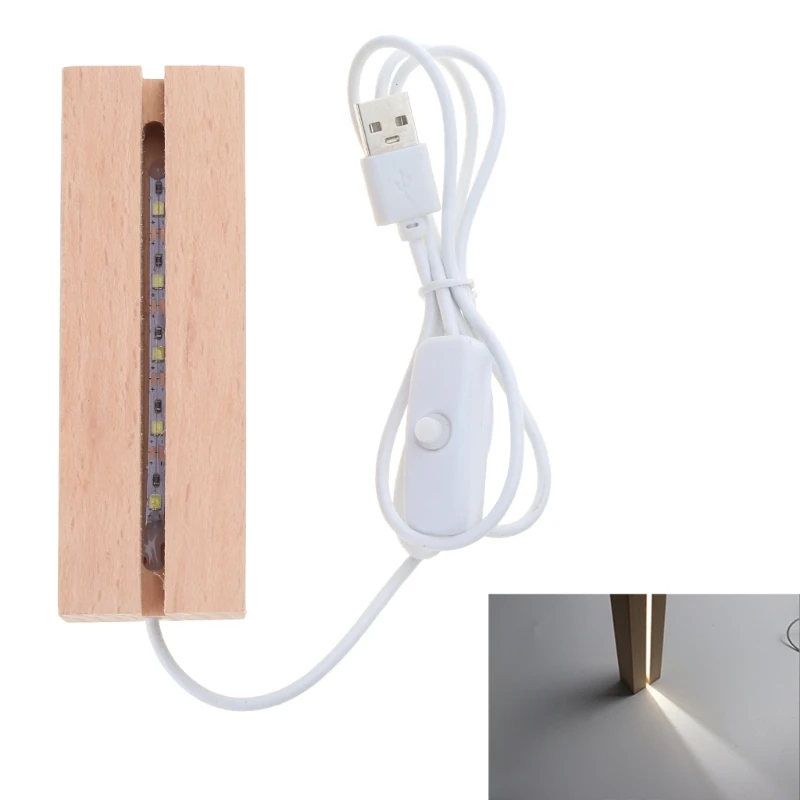 

Деревянная светодиодная подставка для дисплея 8 цветов