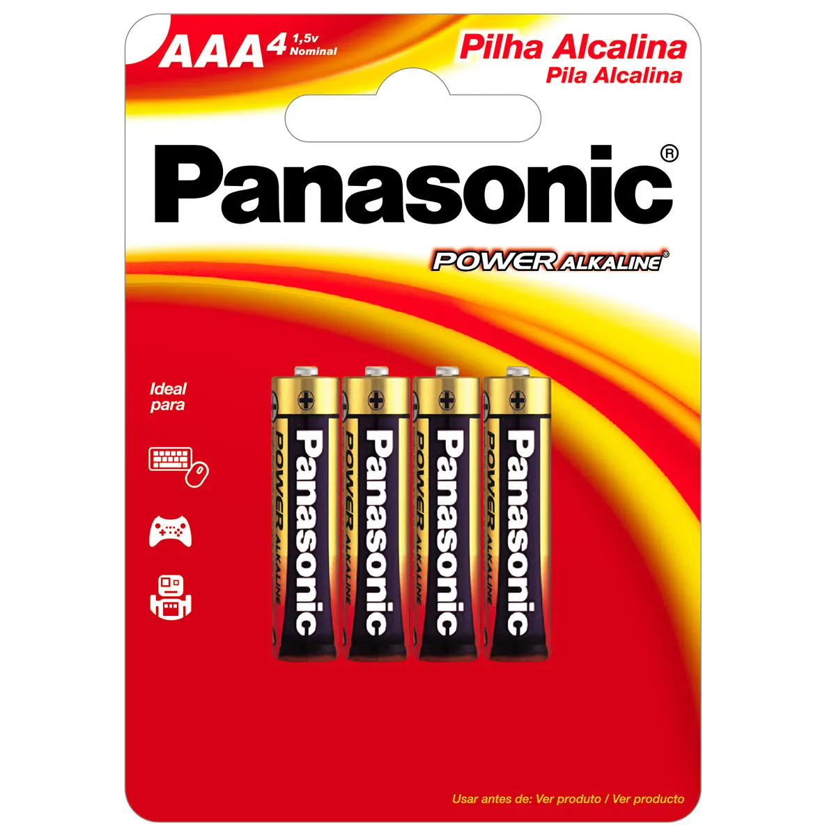 

ALKALINE AAA BLISTER PILE WITH 4 LD03XAB/4B192