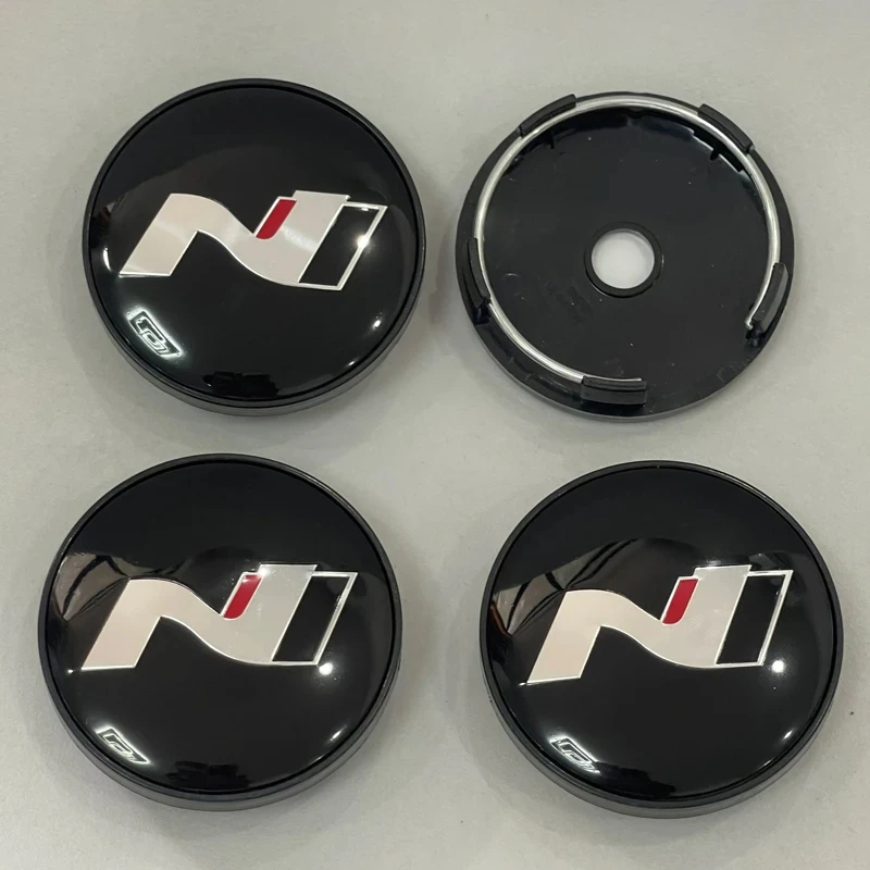 

4 шт., 60 мм, центральная крышка ступицы колеса автомобиля, крышка обода для Hyundai N LINE i30 i20 Sonata Accent Tucson Elantra Veloster, автоаксессуары