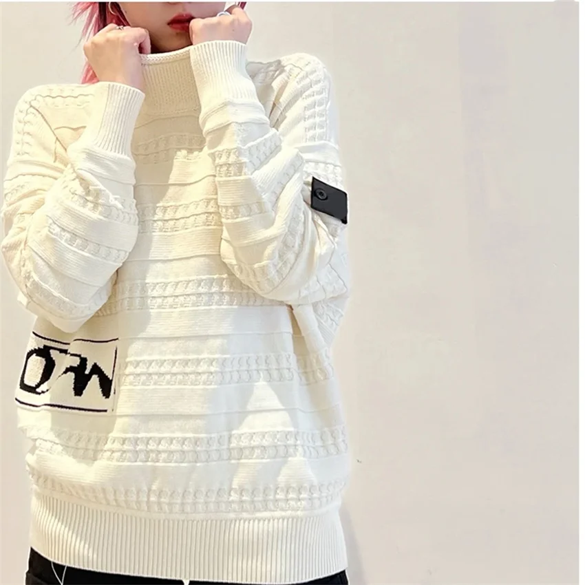 2022 New Autumn And Winter Pullovers Men's Fashion Turtleneck Male Sweaters Men Knitted Sweaters