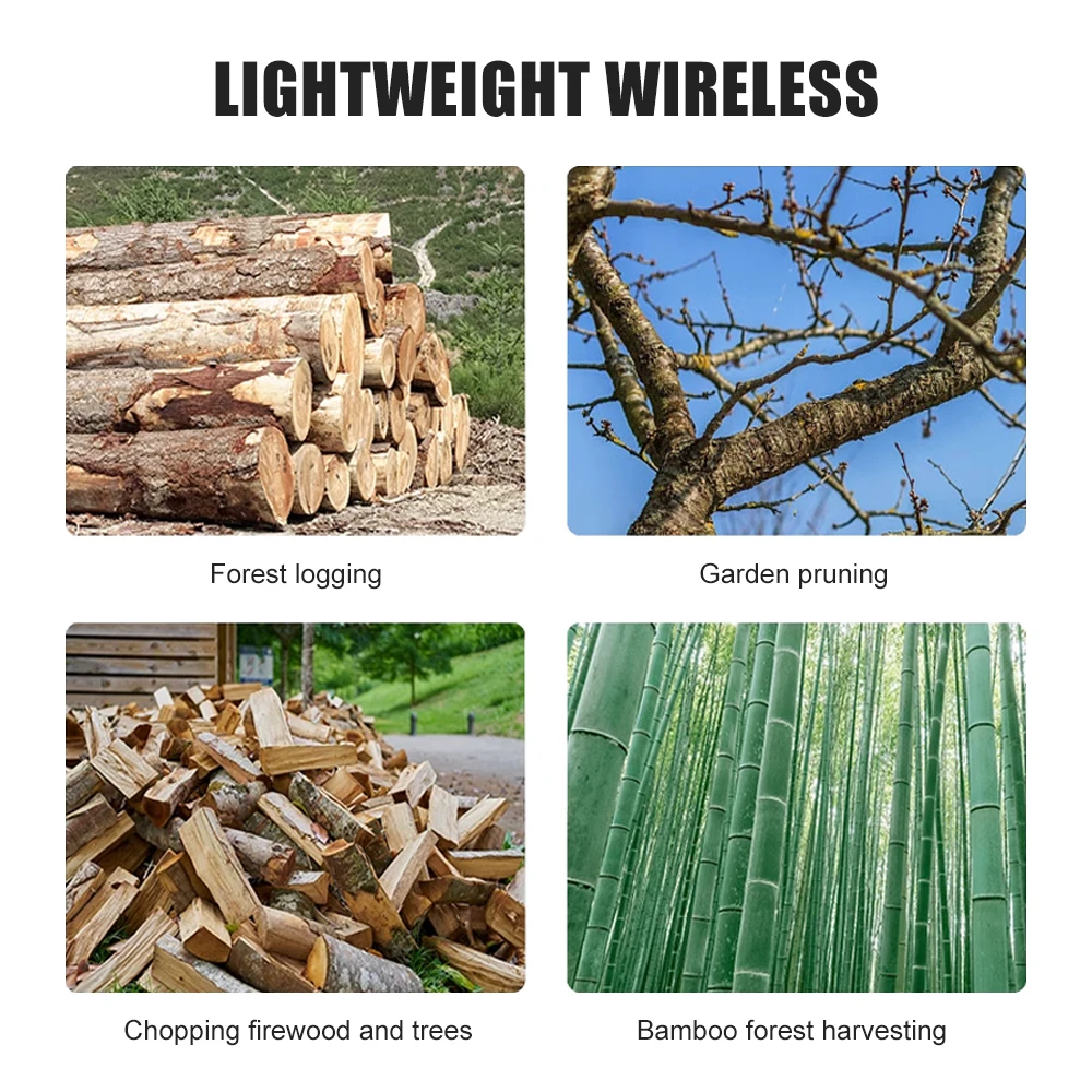 Миниатюрная бесщеточная электрическая пила Kamolee 6-дюймовая