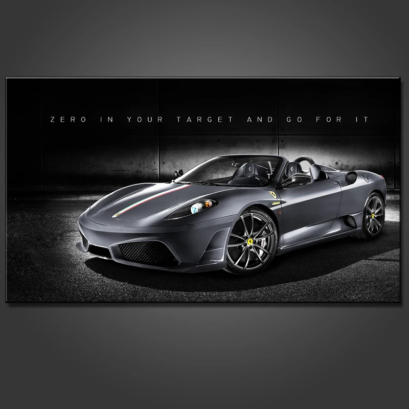 

Black Sports Car Posters Wall Art Home Decore Wall Decorations Bed Room Room Decor Canvas Painting Unframed