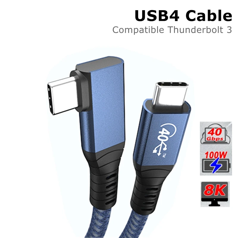 Кабель USB Type-C Thunderbolt 1 м 100 Вт 40 Гбит/с | Электроника