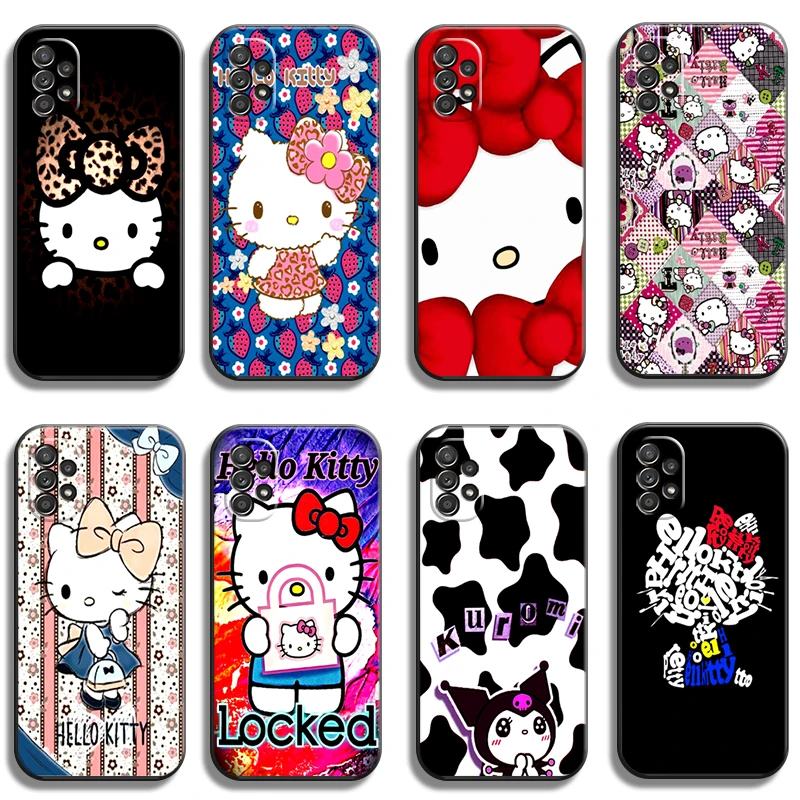 

Hello Kitty Cartoon Kawaii Phone Cases For Samsung Galaxy A31 A32 A51 A71 A52 A72 4G 5G A11 A21S A20 A22 4G Carcasa Coque
