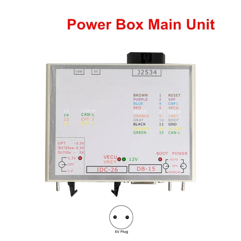Для разъемов Powerbox JTAG, полный набор адаптеров, работает Openport J2534, вилка европейского стандарта, 3 режима для блока питания JTAG (art.: 3920d28fa7dbd) - 3920d28fa7dbd