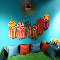 Boho Home Decor Fringe Wall Hanging Decoration Moroccan Decoration Birthday Gift Home Bedroom  Wall Nordic Style Decor