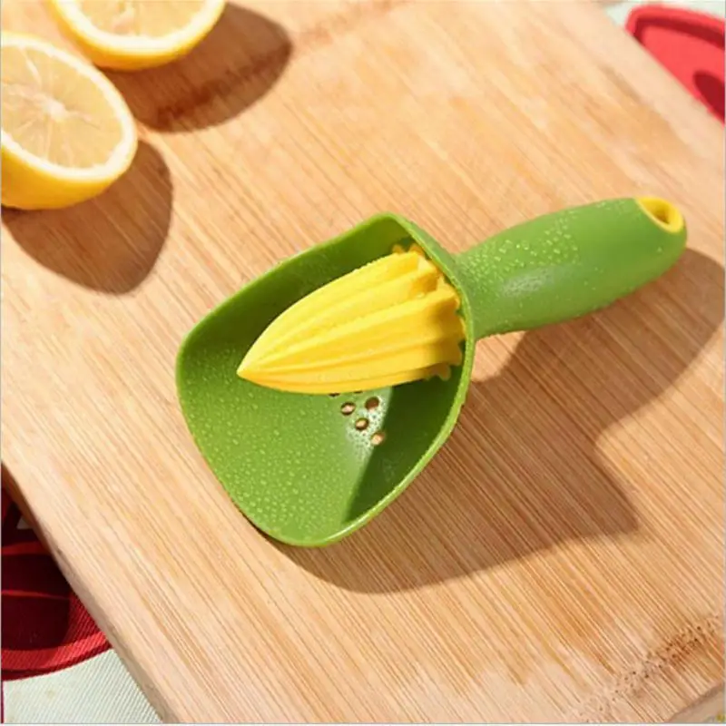 

Fruit Supplies Cooking Tool Orange Juice Maker Portable Manual Juicer 1Pcs Orange Lemon Squeezers Plastic Kitchen Accessories