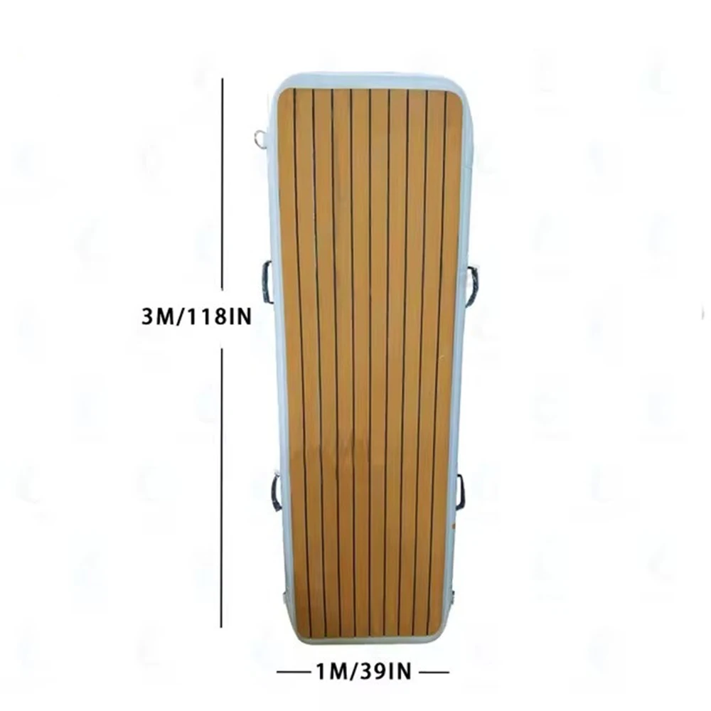 Надувная плавающая док-станция 3x1x0 1 м Плавающая Платформа для плота воды