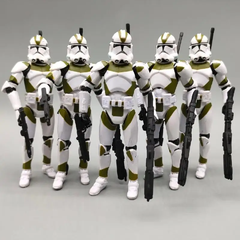 

Star Wars Imperial Stormtrooper Action Figure 3.57" 442 Legion of Soldiers White Trooper Movable Figures Statue Model Toys
