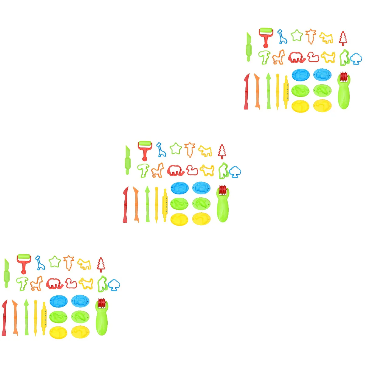 

Tools Claymolds Kidsset Diy Playset Rolling Toolcolored Accessories Cutters Kitcuttingmould Utensils Forplayingextruders Bulk