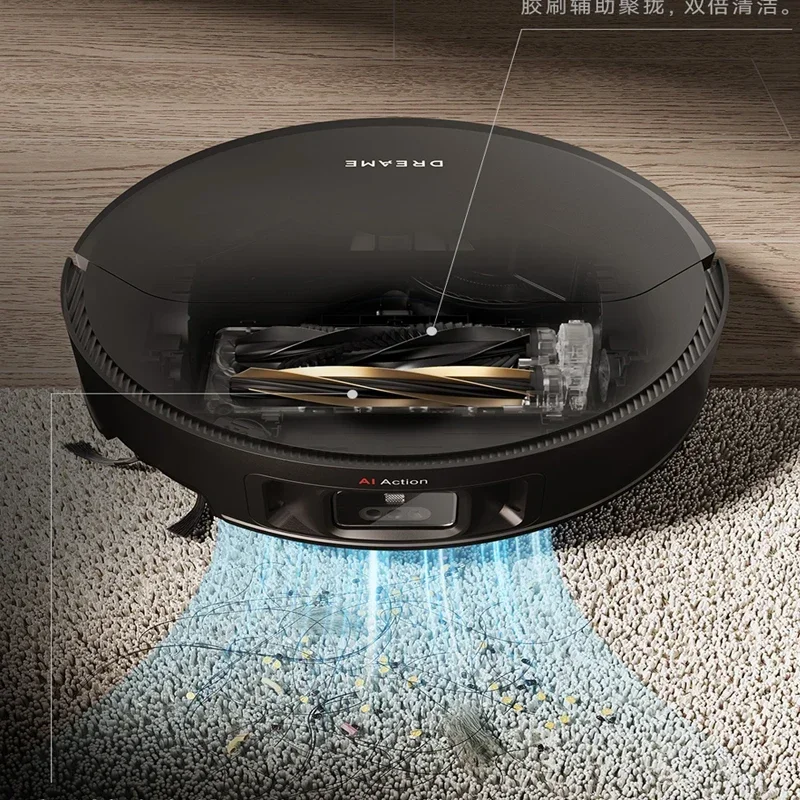 Dreame x50 varrendo и esfregando рабочий вентилятор с Varredura automático integrado mecânico series limpeza de points