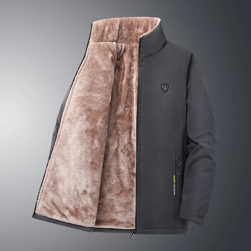 Men's Fashion Parkas Jacket Male Casual Thick Winter Windbreaker Overcoat Hats 2022 Long Windproof Business Brand Solid MOOWNUC