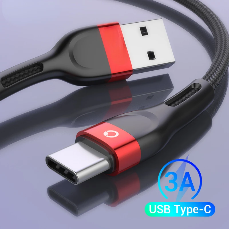 

usb c cable type c cable Fast Charging Data Cord Charger usb cable c For Samsung s21 s20 A51 mi 10 redmi note 9s 8t
