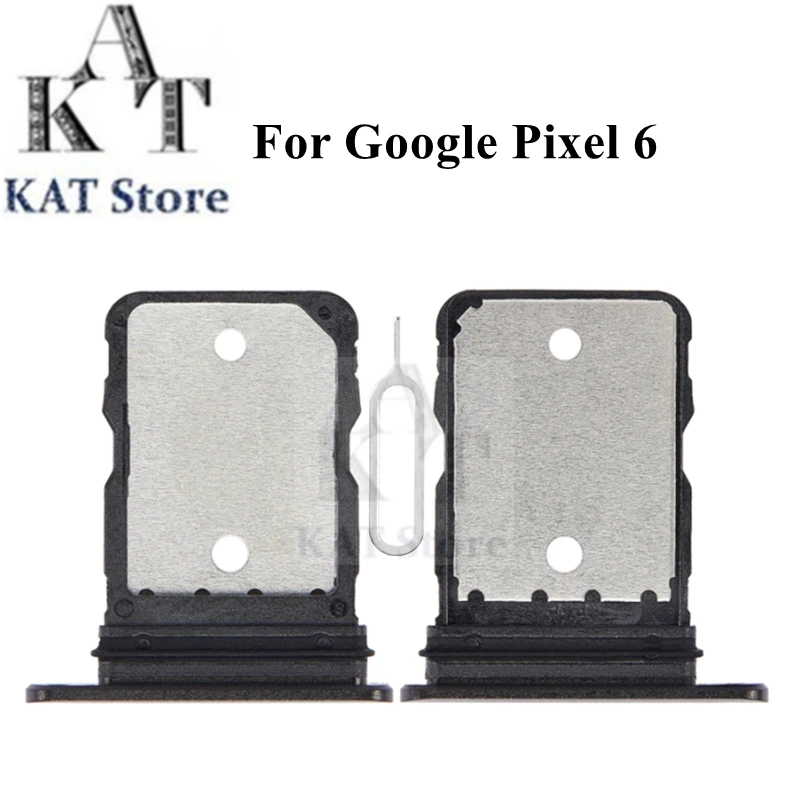 

KAT For Google Pixel 6 Pixel6 Sim Tray Holder Adapter Socket With Eject Pin Needle Tool Replacement Part