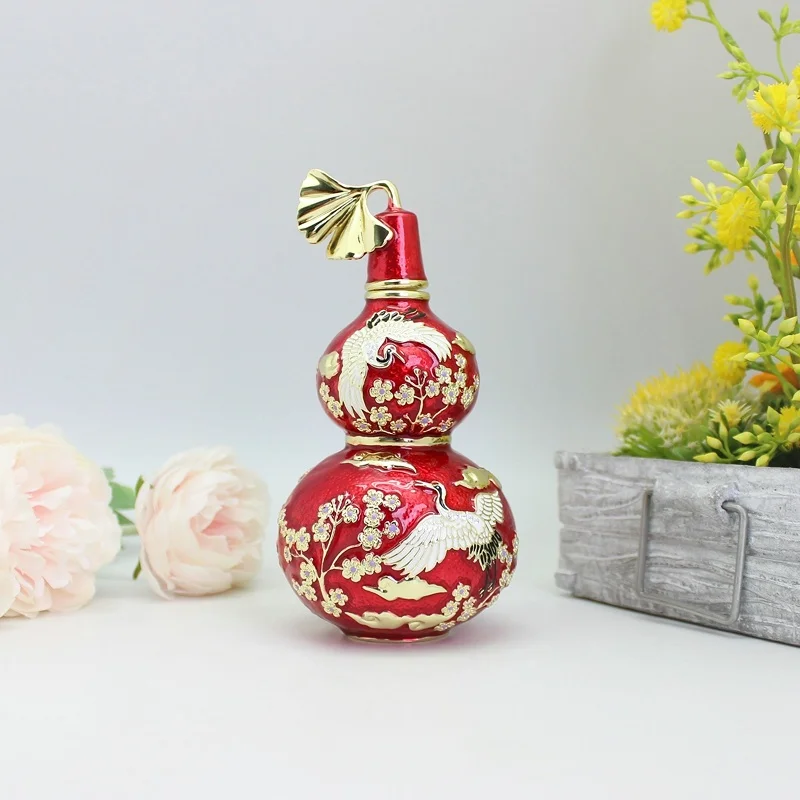 Фото SHINNYGIFTS оловянная эмаль Wu Louis домашняя декоративная металлическая фигурка фэншуй подарки на Новый год №4