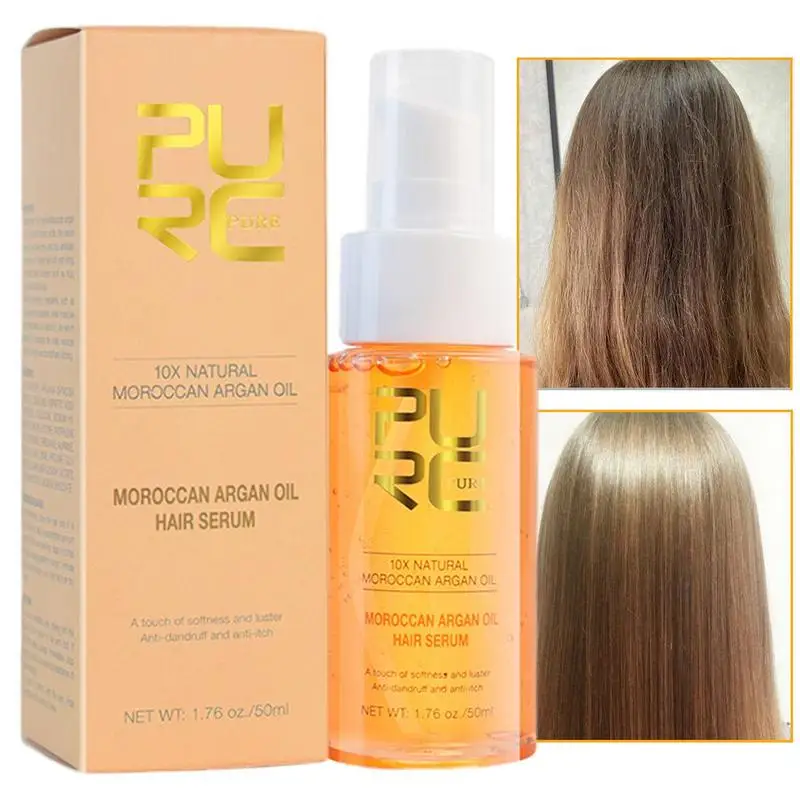 

50ML Morocco Argan Hair Oil Care Essence Nourishing Shiny Repair Damaged Improve Split Hair Rough Remove Greasy Hair Care
