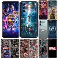 silicone phone case for huawei p30 p40 p20 p10 lite p50 pro p smart z 2019 soft tpu back cover coque avengers marvel comics logo