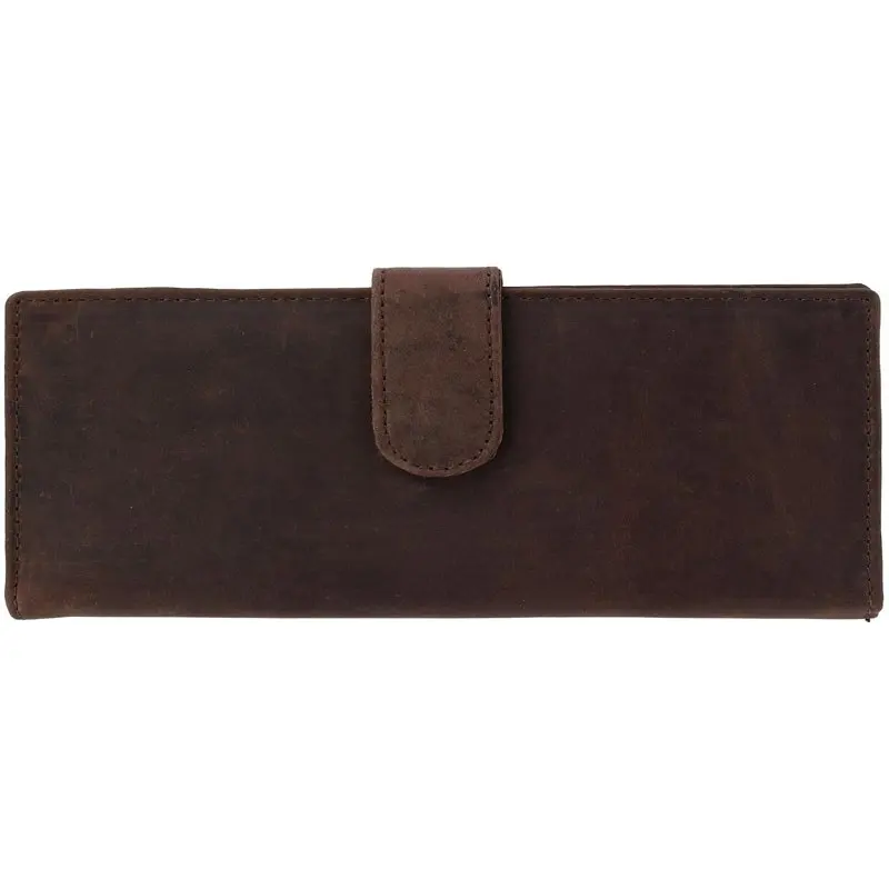 

Vintage RFID Checkbook Cover Wallet with Snap Closure