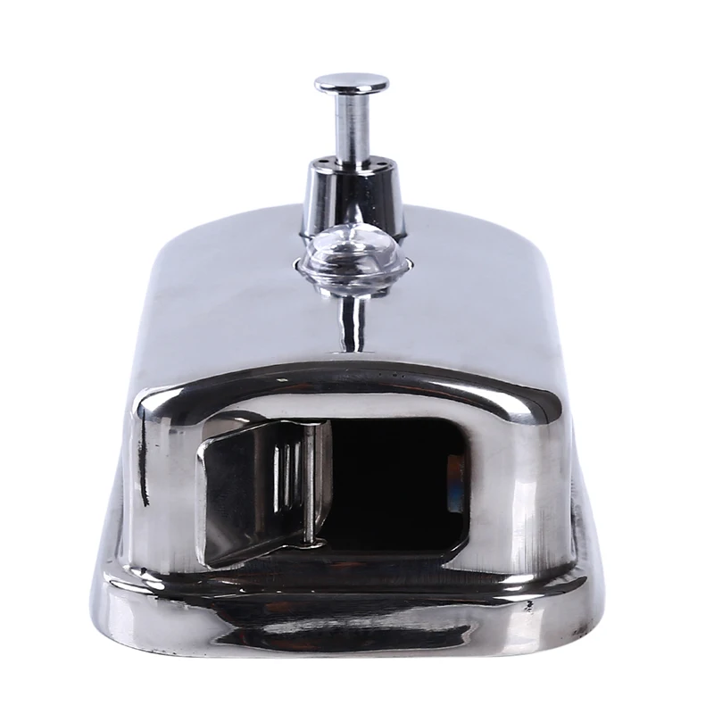 

Creative 500ML Bathroom Wall Mounted Stainless Steel Liquid Soap Dispenser Hand Shampoo Pump Sanitizer Shower Lotion Dispenser