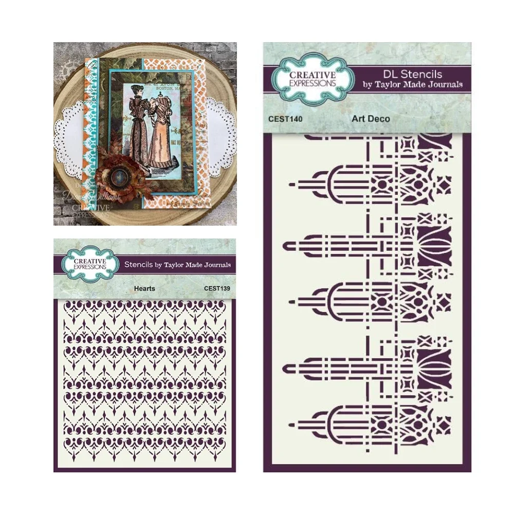 Шаблон для рисования ретро-узор трафареты узор инструмент граффити спрей декор