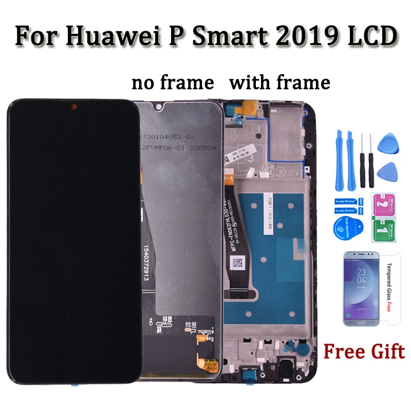 

Для Huawei P Smart 2019 ЖК-дисплей с сенсорным экраном дигитайзер в сборе с рамкой для P smart 2019 Запасная часть