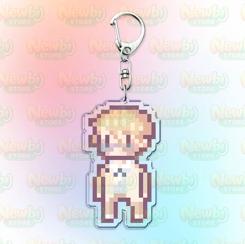 Фото Брелоки Super SDR2 Pixel Chibi для сумок, аксессуары, украшения для мальчиков, брелок с Нагито Комаэдой, подарки для друзей и фанатов №4