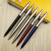 5colors press style metal ballpoint pen for school office writing supplies gift automatic ball pens for school top quality
