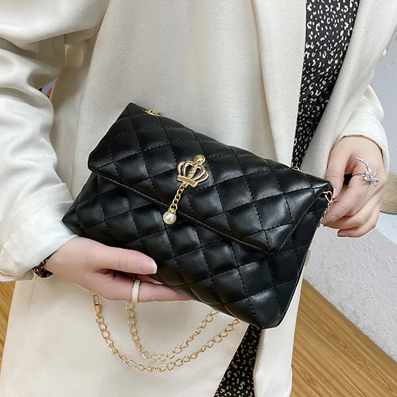 

Сумка на плечо для женщин, сумки через плечо с замком короной, кошелек, дамская сумочка, роскошные дизайнерские кожаные чемоданчики