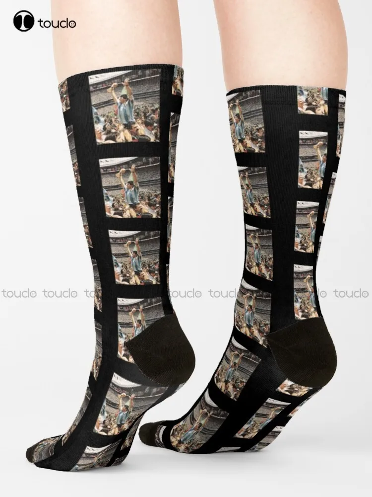 

Best To Buy - Diego Maradona 1986 Socks Women'S Socks Cute Pattern Funny Autumn Best Cartoon Street Skateboard Socks Fashion New