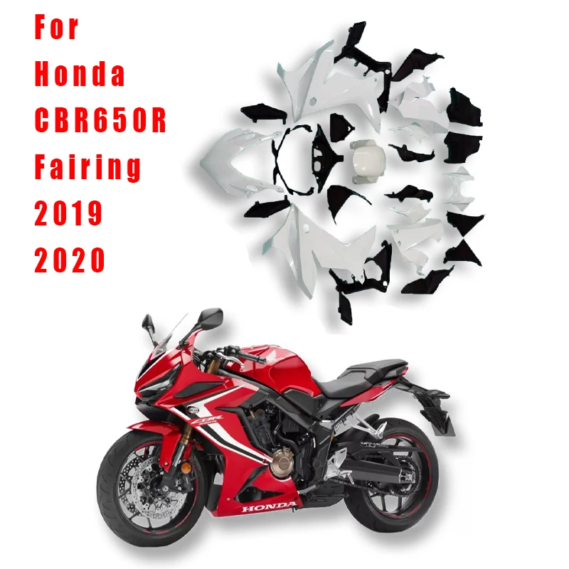 

Обтекатель для Honda CBR650R 2019 2020 Новинка обтекатель аксессуары для мотоциклов Неокрашенный полный корпус 26 шт. обтекатель из АБС-пластика