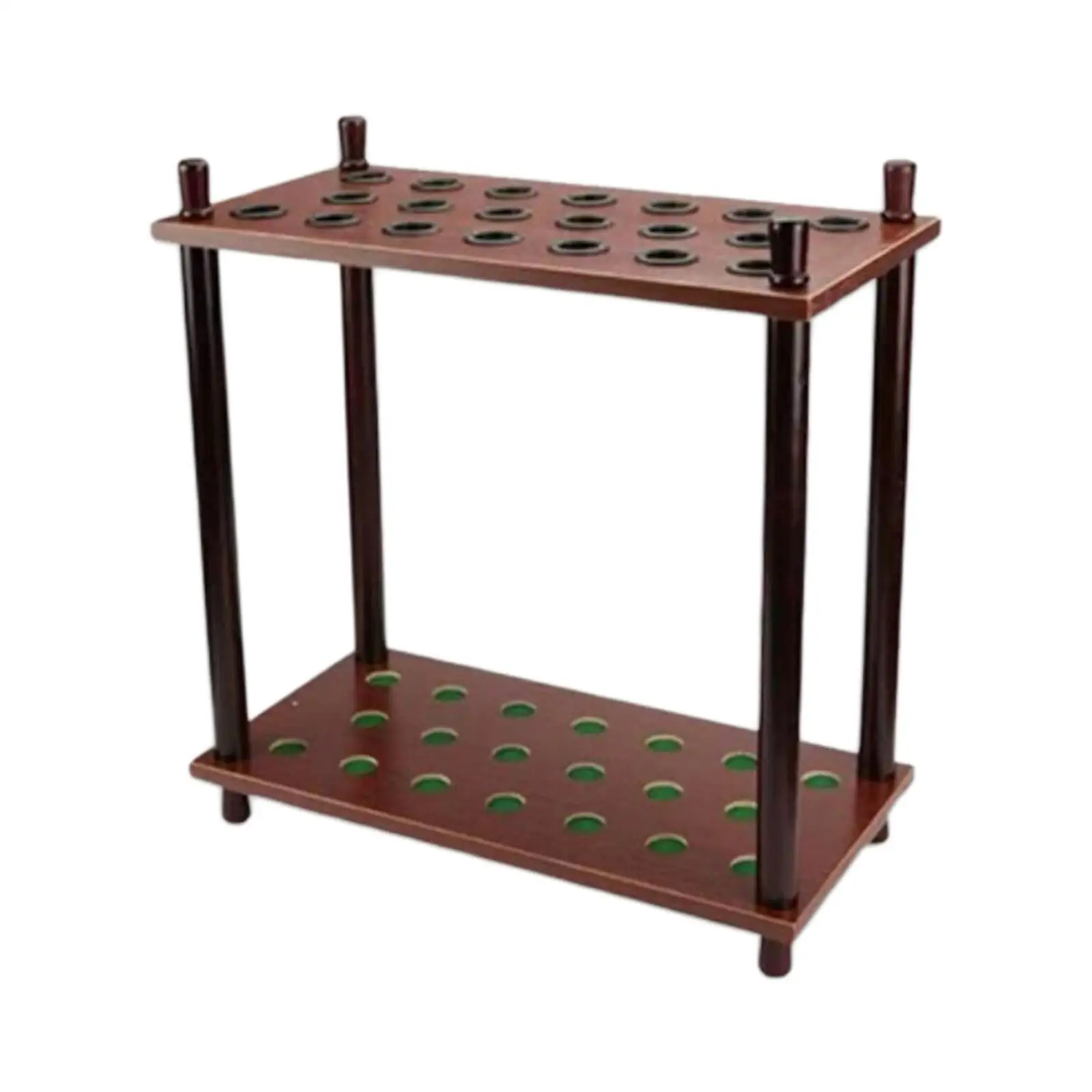 

Деревянный держатель для палочек для бассейна, отдельно стоящая вертикальная стойка для сигналов для бильярдных залов, игровых залов, 20 отверстий