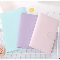 a5a6 macaron loose leaf hand book notebook notepad 6 hole my account planner agenda sketchbook office stationery