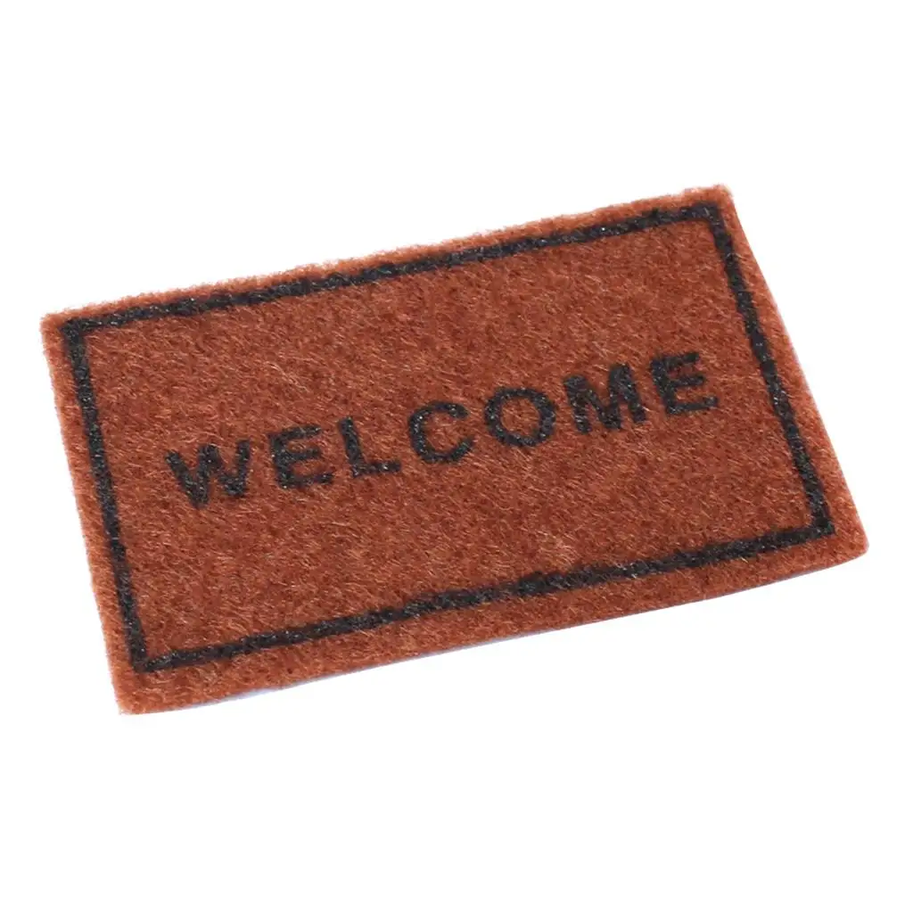 

Miniature Floor Carpeting Rug for 1/12 Dollhouse Accessories - 6 X 3.5cm