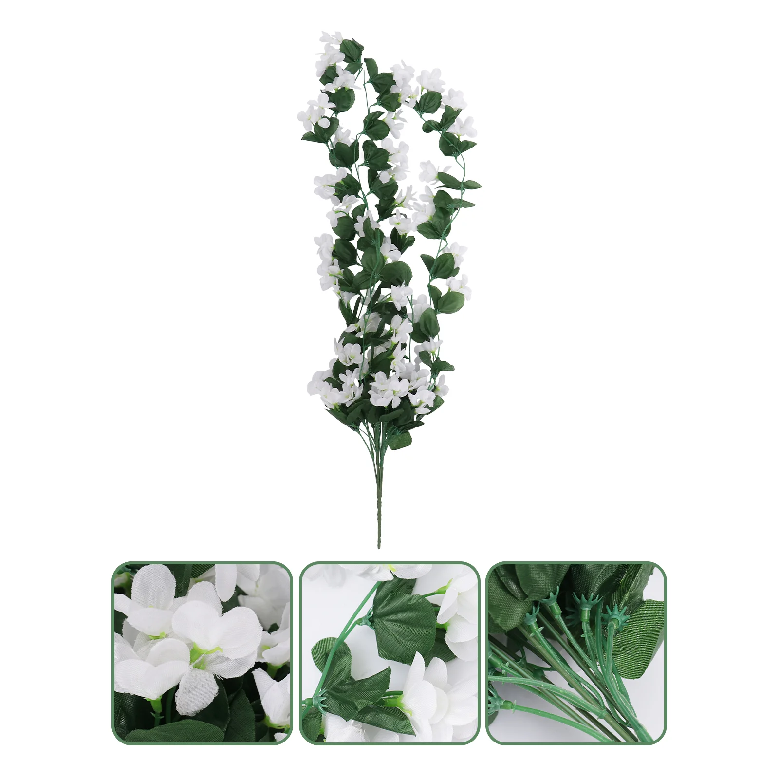 

Flowers Fake Flowerartificial Vine Violet Garland Hanging Vines Plasticfaux Climbing Silk Shrubsdecor Simulation Wall Outdoor