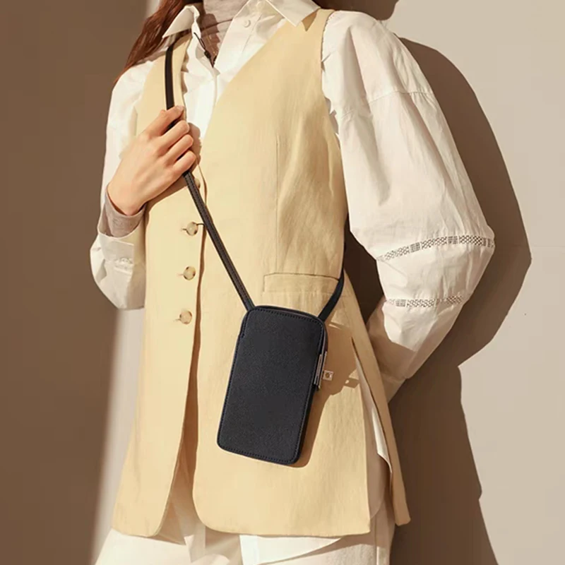 Роскошный дизайн женская сумка для телефона портативная через плечо из