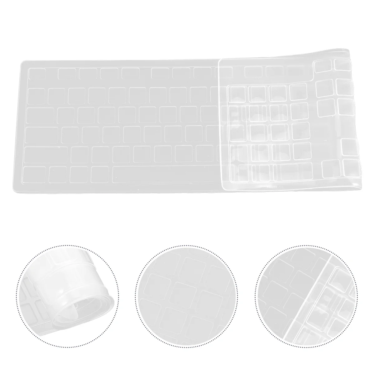 

1 Pc Keyboard Protector Compatible for Dell KB216 Wired Keyboard (Transparent)