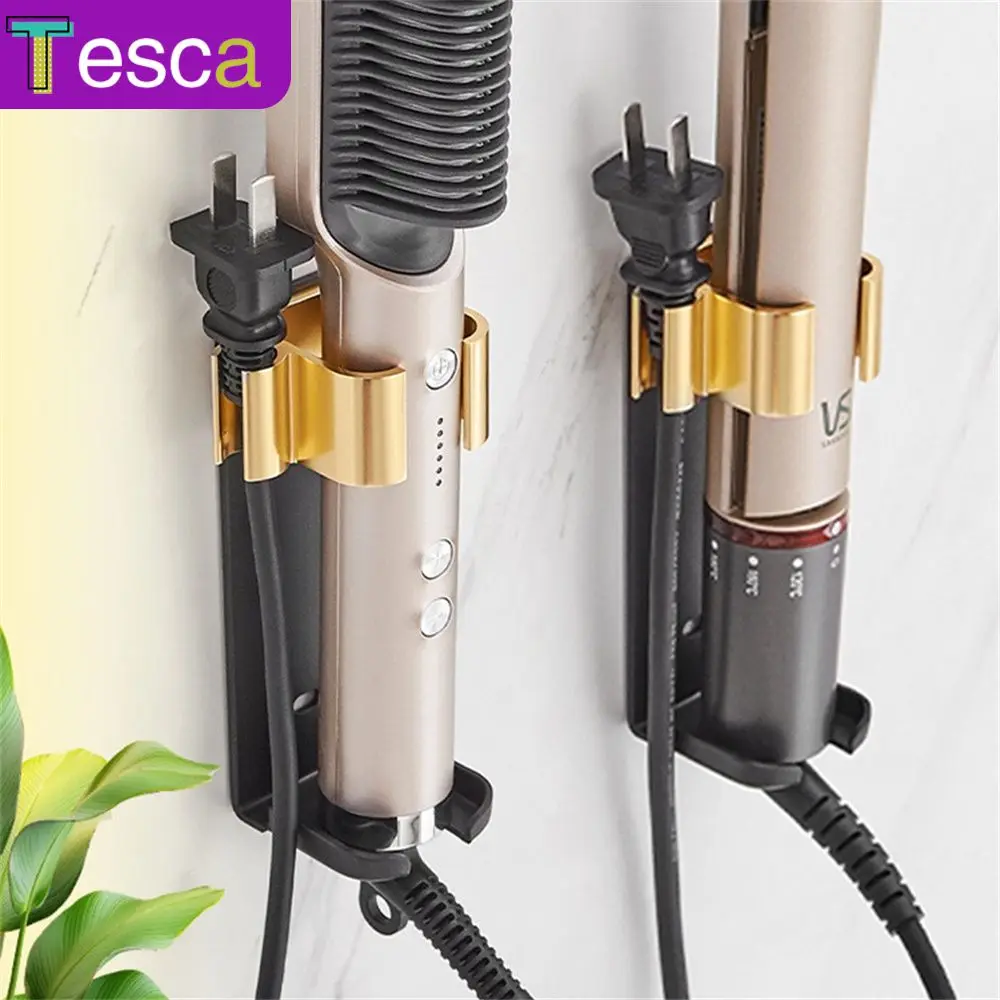 

Household Multifunctional Storage Rack Space Aluminum Straight Hair Comb Hanger Nail-free Adhesive Bathroom Curl Bar Rack 2023