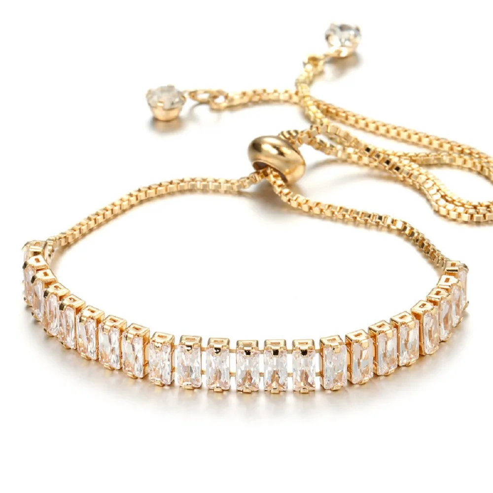 

Micro-Set Colored Zircon Korean Style Fashion Bracelet Elegant Luxury Ladies Temperament Fresh And Rich Design Jewelry