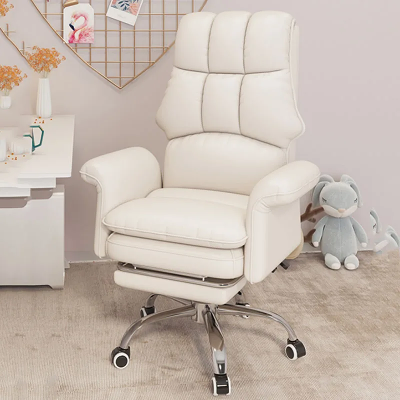 

Recliner Modern Office Chair Vanity Cushion Floor Computer Ergonomic Mobile Accent Chairs Reading Silla De Oficina Furniture