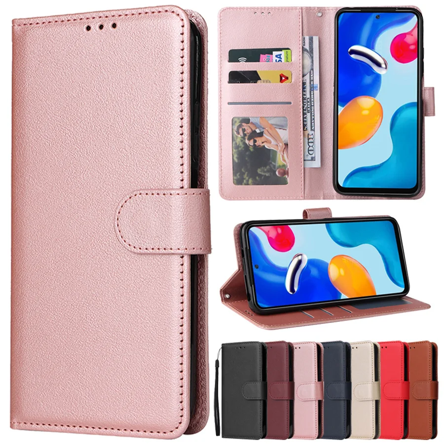 

Wallet Leather Case For Xiaomi Redmi 10A 10C 9A 9C 9T Note 11 Pro 11S 10 Pro 9 8 7 Poco X5 Pro X4 Pro X3 Pro C40 11T 12 Lite 12T
