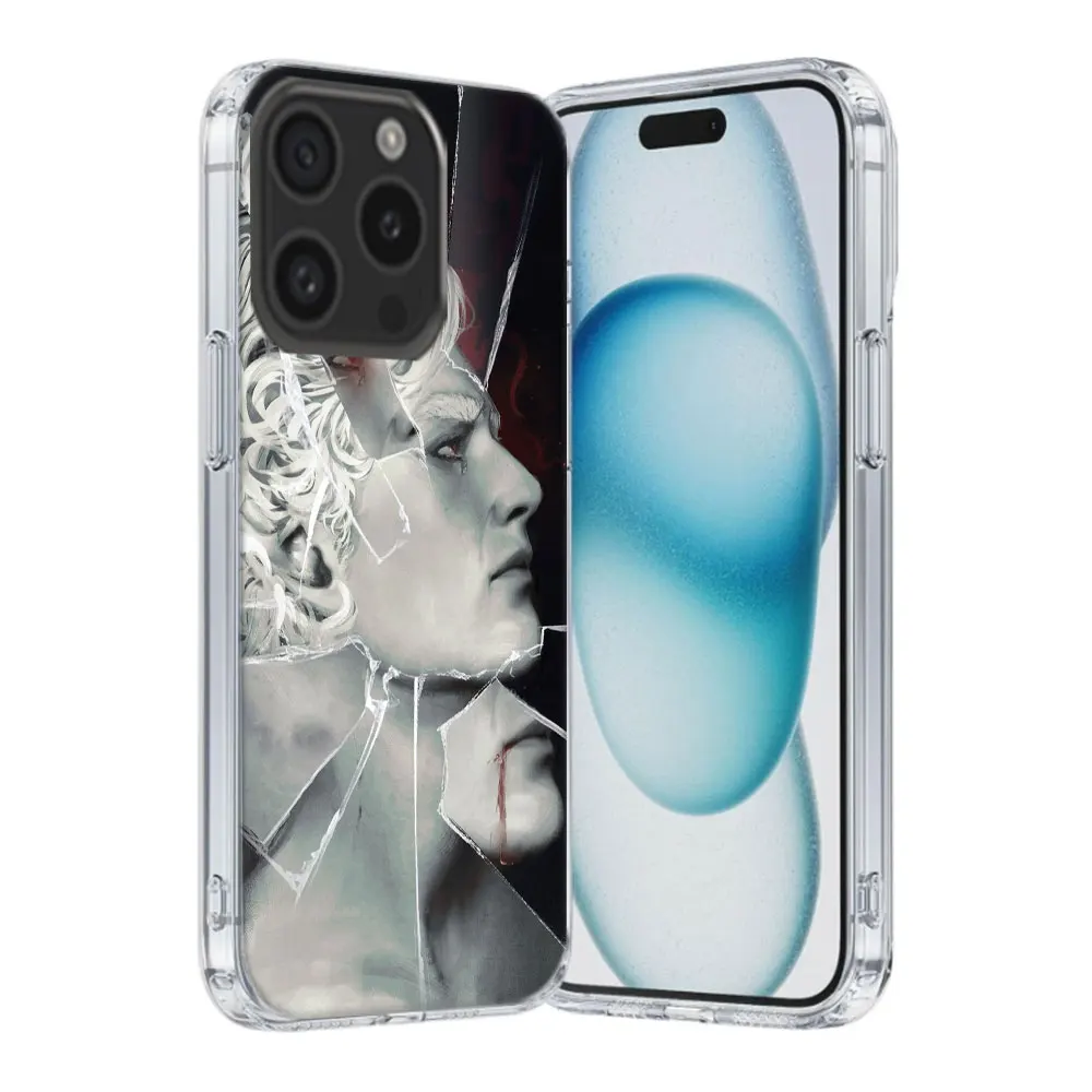 B-Baldur's Gate 3 BG3 Astarion Clear Phone Case For Aplee iPhone 12 13 Mini 14+ 15 Plus 16 Pro Max Cover 11 X XS Coque H