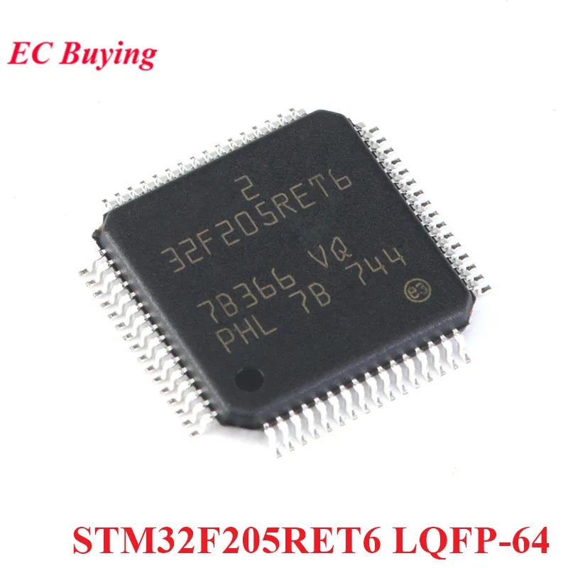 STM32F205RET6 LQFP-64 STM32F205 STM32 F205RET6 LQFP64 Cortex-M3 32-битный микроконтроллер MCU IC чип контроллера новый оригинальный
