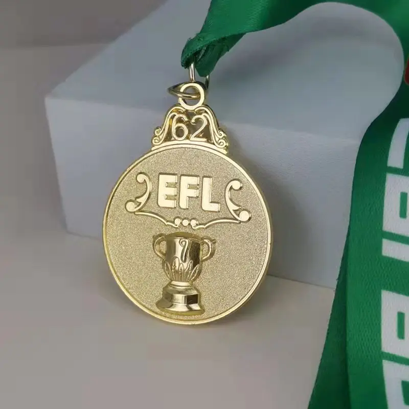 2021-22 시즌 EFL 컵 챔피언 메달 카라바오 컵 챔피언 메달 축구 챔피언 메달 팬 기념품
