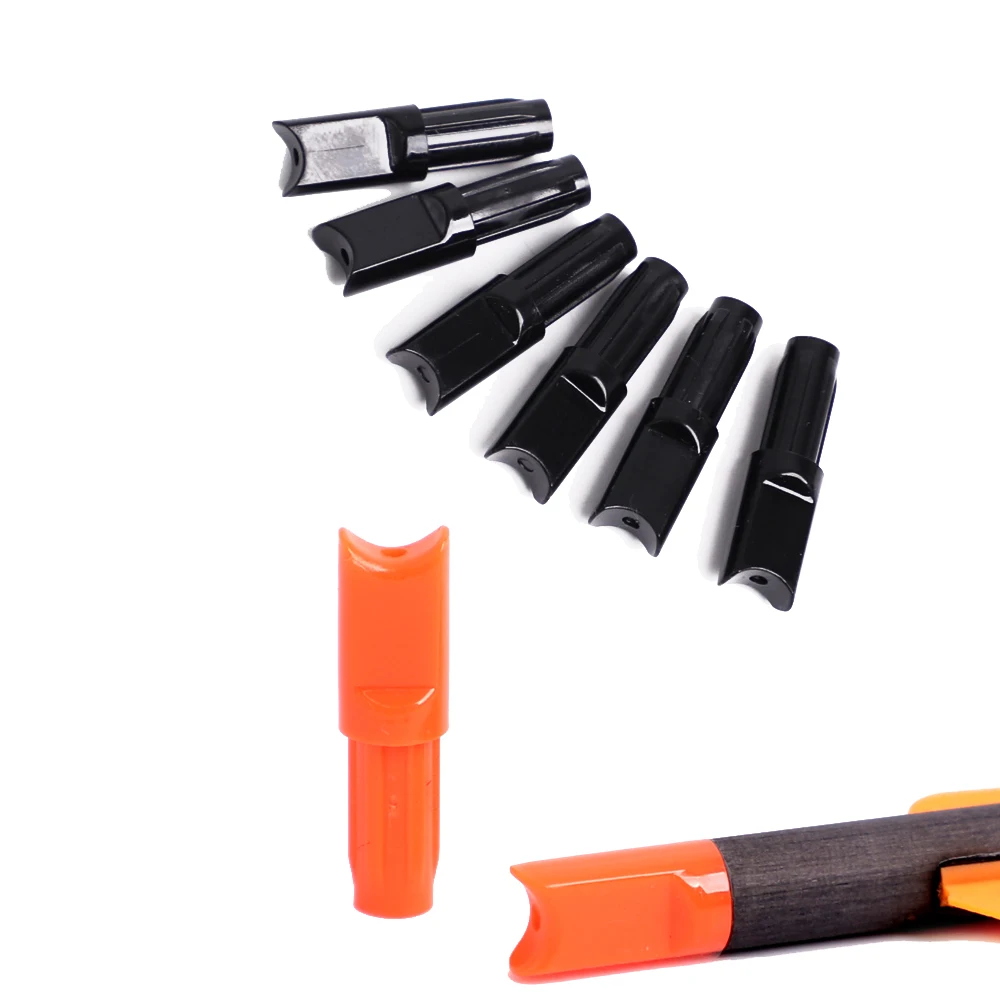 

36PCS Archery Crossbow Bolts Nocks Orange/Black Bow and Arrows Nock For Crossbow Hunting