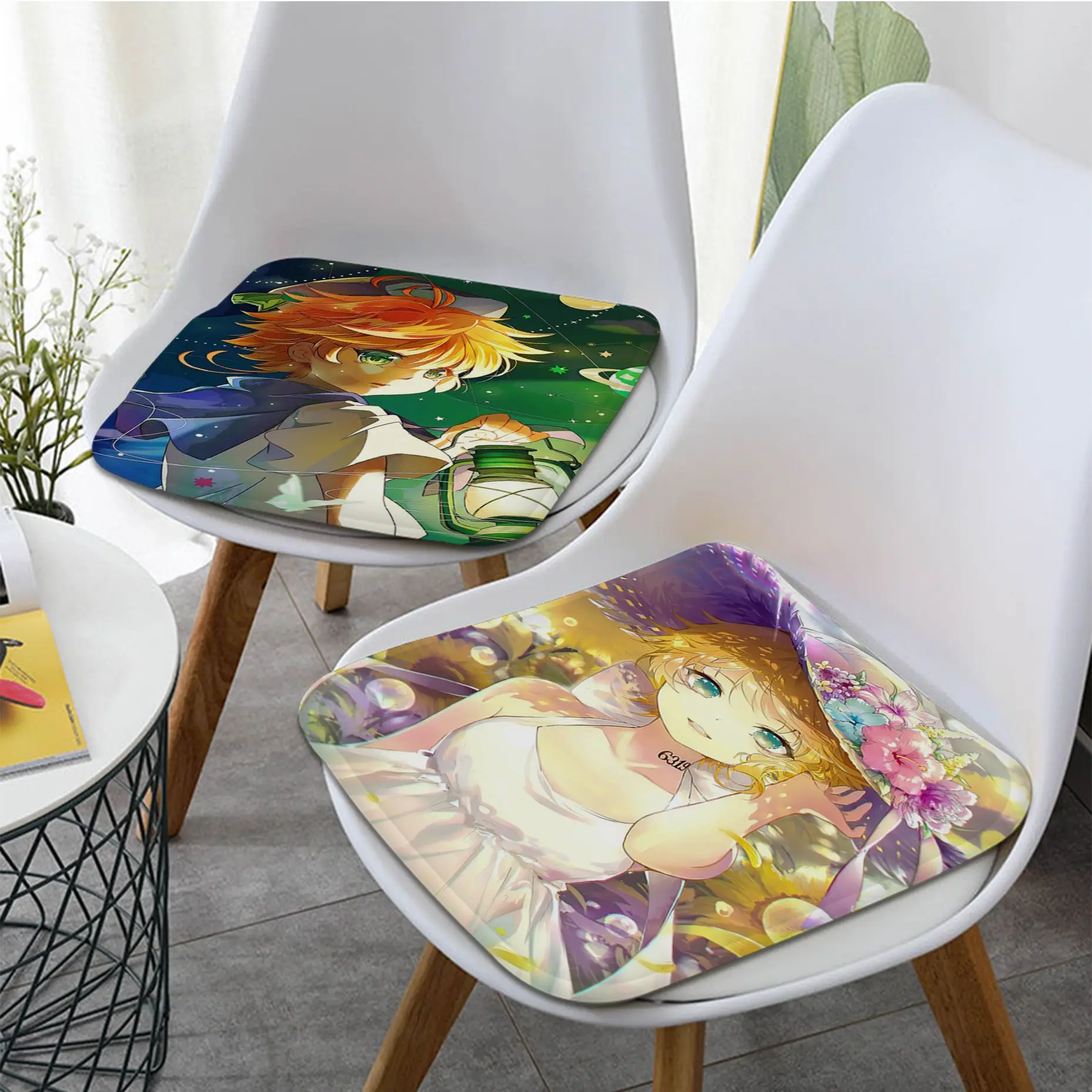 

The Said Neverland, разноцветное искусственное кресло для внутреннего дворика, домашней кухни, офисное кресло, диван 40x40 см, коврик для стула
